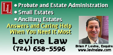 Law Levine, LLC - Estate Attorney in Meadville PA for Probate Estate Administration including small estates and ancillary estates